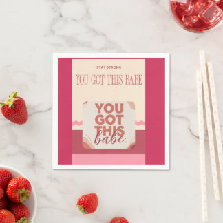 Serviette En Papier Tu as ça bébé pour ton Amour