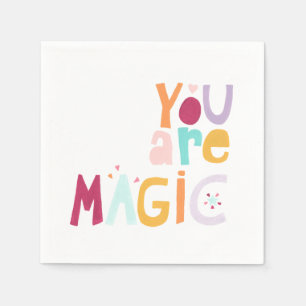 Serviette En Papier Tu es magique