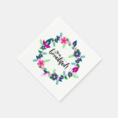 Serviette En Papier Tu es si belle ! (Coin)