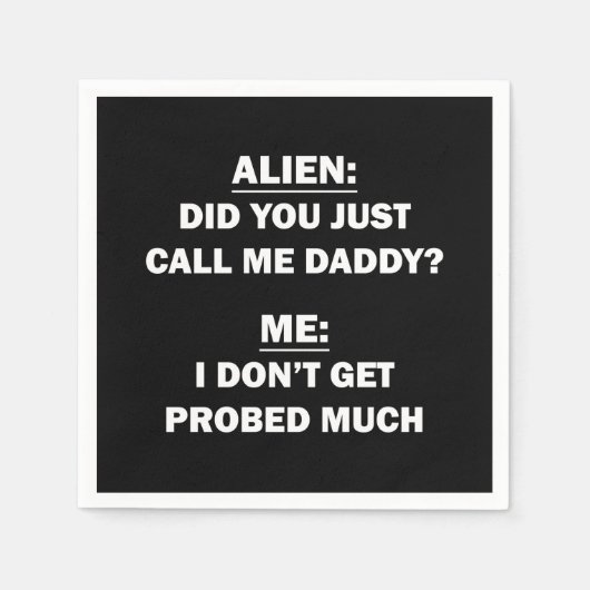 Serviette En Papier Tu M'As Appelé Papa ? (Devant)