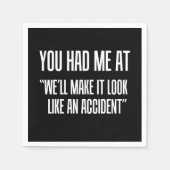 Serviette En Papier Tu M'As Donné À (Devant)