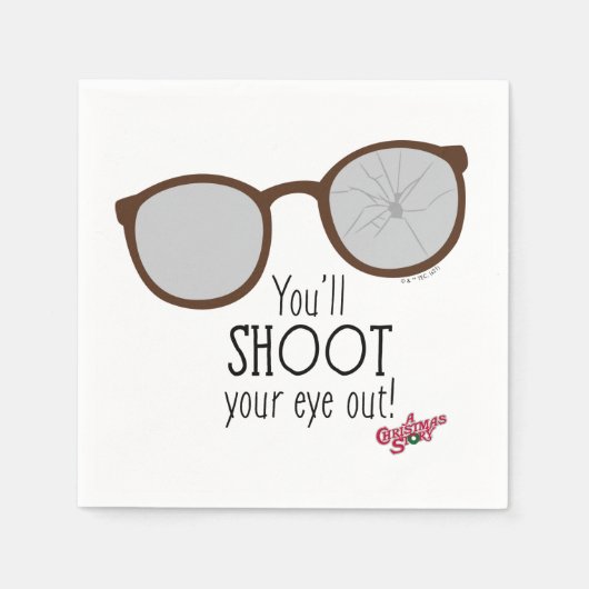 Serviette En Papier Tu Tireras L'Oeil ! (Devant)