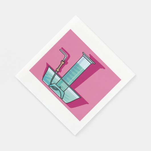 Serviette En Papier Tube de test scientifique (Coin)