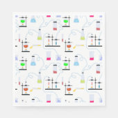 Serviette En Papier Tubes d'essai en chimie et science du laboratoire  (Devant)