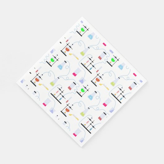 Serviette En Papier Tubes d'essai en chimie et science du laboratoire (Coin)