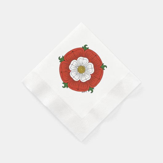 Serviette En Papier Tudor Rose (Coin)