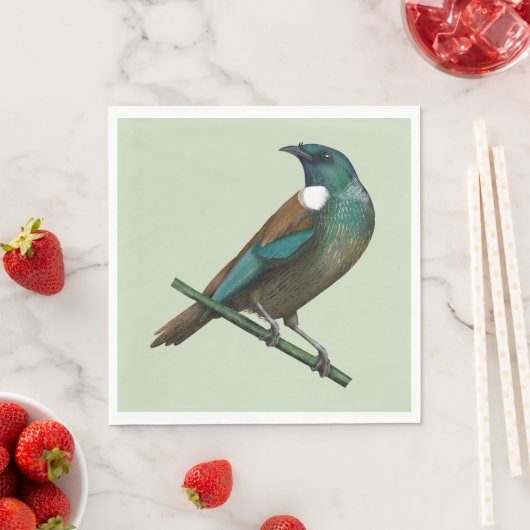 Serviette En Papier Tui New Zealands Bird (En situation)