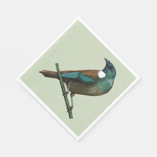 Serviette En Papier Tui New Zealands Bird (Coin)