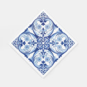 Serviette En Papier Tuile bleue portugaise (Coin)