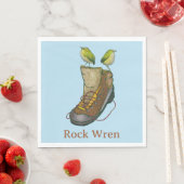 Serviette En Papier Tuke en métal sur une botte de randonnée (En situation)