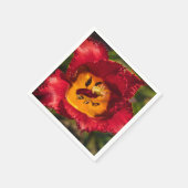 Serviette En Papier Tuliforme rouge (Coin)