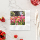 Serviette En Papier Tulip Garden Papier Napkin (En situation)