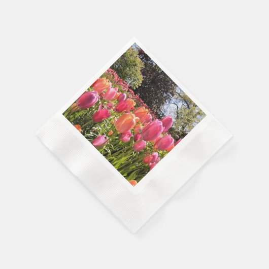 Serviette En Papier Tulip Garden Papier Napkin (Coin)