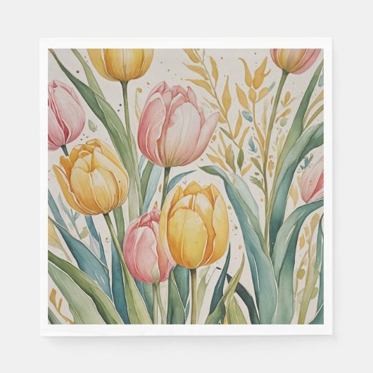 Serviette En Papier Tulip Reverie (Devant)