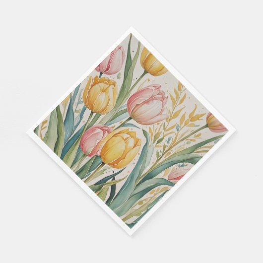 Serviette En Papier Tulip Reverie (Coin)