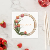 Serviette En Papier Tulip Tango Plaques de papier Mariage (En situation)