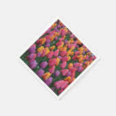 Serviette En Papier Tulipes à ressort colorées (Coin)