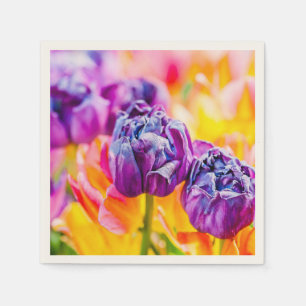 Serviette En Papier Tulipes Enchanter 14
