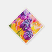 Serviette En Papier Tulipes Enchanter 14 (Coin)