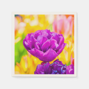 Serviette En Papier Tulipes Enchanter 15