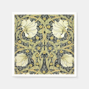 Serviette En Papier Tulipes Pimpernel Art Botanique de William Morris