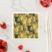 Serviette En Papier Tulips Sunshine Yellow (En situation)