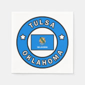 Serviette En Papier Tulsa Oklahoma (Devant)