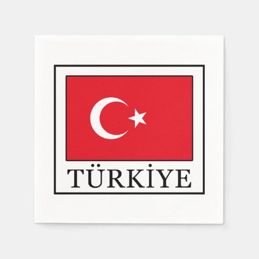 Serviette En Papier Türkiye (Devant)