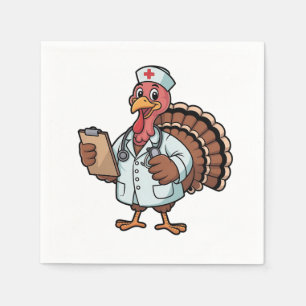 Serviette En Papier Turquie en soins infirmiers infirmière Thanksgivin