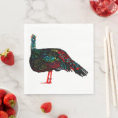 Serviette En Papier Turquie isolée (En situation)