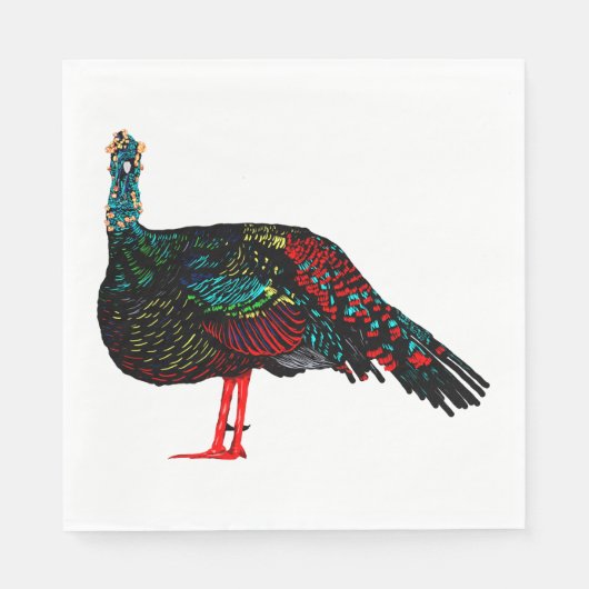 Serviette En Papier Turquie isolée (Devant)