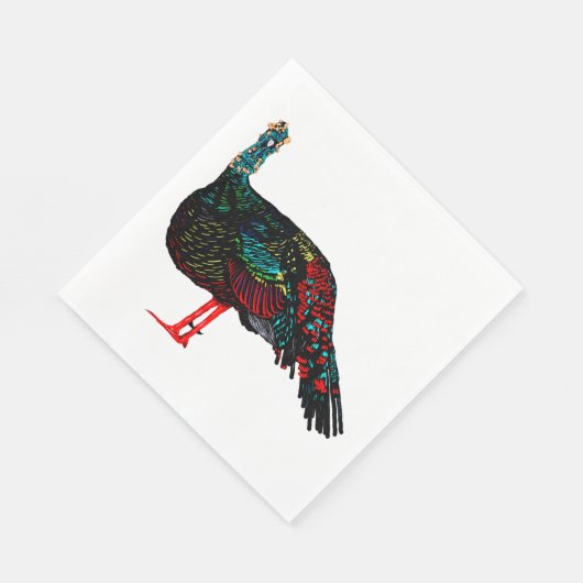 Serviette En Papier Turquie isolée (Coin)