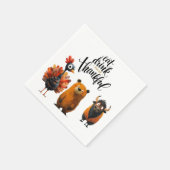 Serviette En Papier TURQUIE pour le dîner d'automne thématique d'actio (Coin)