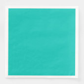 Serviette En Papier Turquoise (Devant)