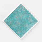 Serviette En Papier Turquoise du sud-ouest (Coin)