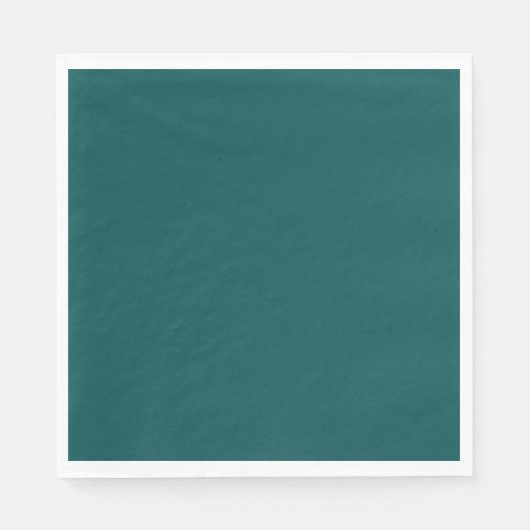 Serviette En Papier Turquoise foncé (couleur solide) (Devant)
