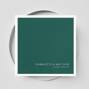 Serviette En Papier Turquoise moderne