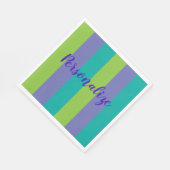 Serviette En Papier Turquoise, vert pourpre (Coin)