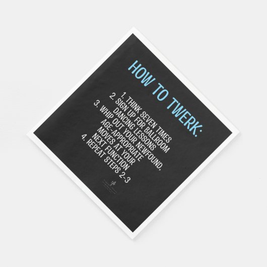 Serviette En Papier Tutoriel de Twerking - PAS! (Coin)