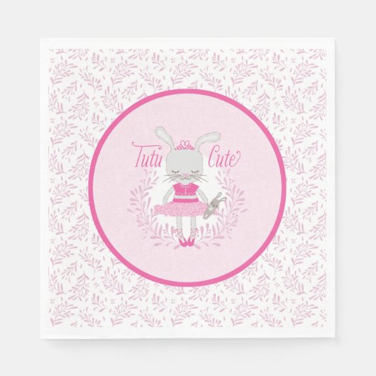Serviette En Papier Tutu Cute Bunny (Devant)