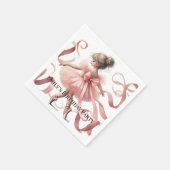 Serviette En Papier Tutu Cute | Soirée d'anniversaire Enchanted Baller (Coin)