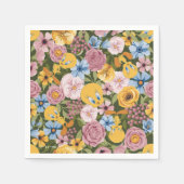 Serviette En Papier TWEETY™ Floral Embroidery Pattern (Devant)