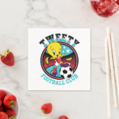 Serviette En Papier TWEETY™ Football Club Badge (En situation)