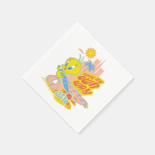 Serviette En Papier TWEETY™ - Mon propre chemin (Coin)