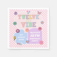 Twelve Est Un Vibe Preppy Patch 12ème Anniversaire