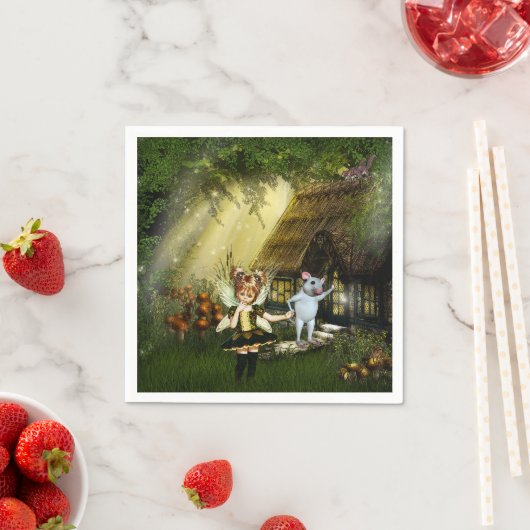 Serviette En Papier Twilight Fairy Haven (En situation)