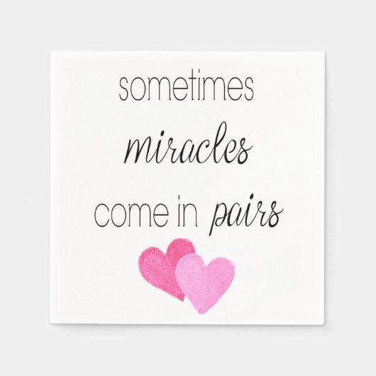 Serviette En Papier Twin Girls (Devant)