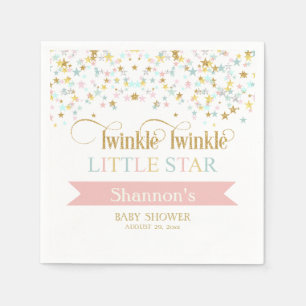 Serviette En Papier Twinkle Little Star Baby Shower Toute Couleur