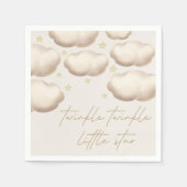 Serviette En Papier Twinkle Little Star Ivory (Devant)