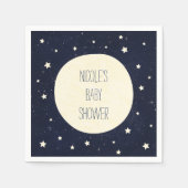 Serviette En Papier Twinkle Little Star Starry Sky Baby shower (Devant)